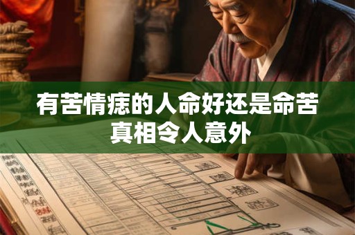 有苦情痣的人命好还是命苦 真相令人意外