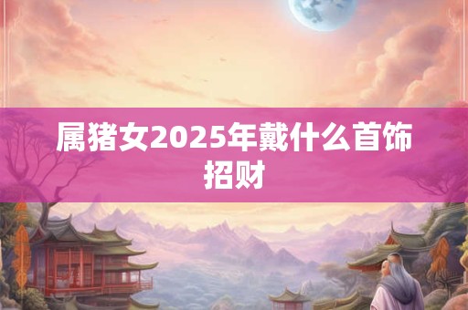属猪女2025年戴什么首饰招财