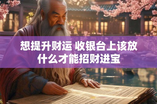 想提升财运 收银台上该放什么才能招财进宝