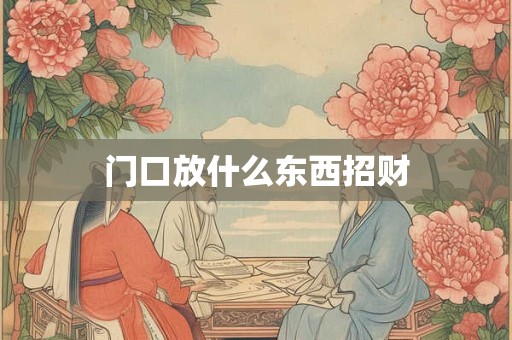 门口放什么东西招财
