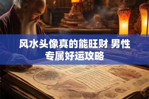 风水头像真的能旺财 男性专属好运攻略