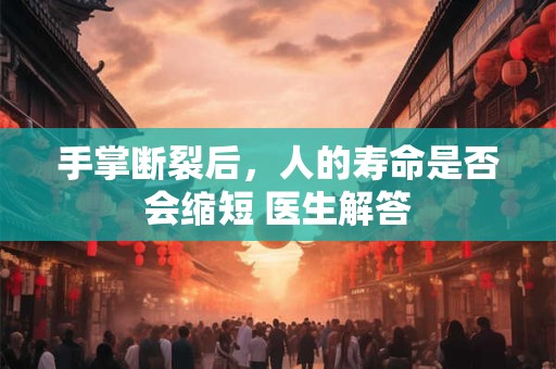 手掌断裂后，人的寿命是否会缩短 医生解答