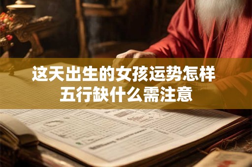这天出生的女孩运势怎样 五行缺什么需注意