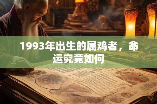 1993年出生的属鸡者，命运究竟如何