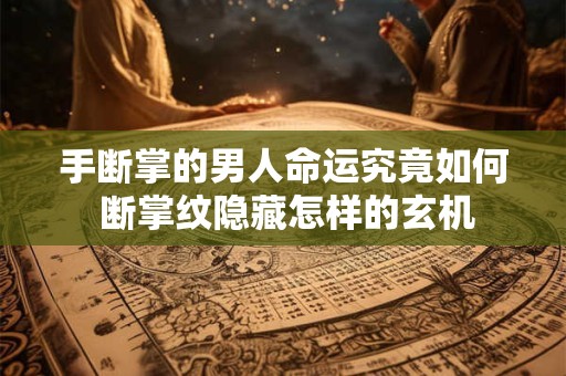手断掌的男人命运究竟如何 断掌纹隐藏怎样的玄机