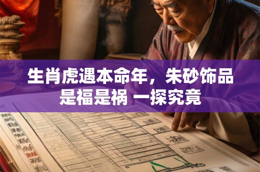 生肖虎遇本命年，朱砂饰品是福是祸 一探究竟