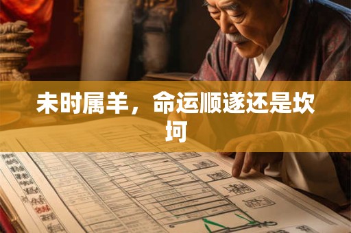 未时属羊，命运顺遂还是坎坷