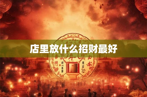 店里放什么招财最好