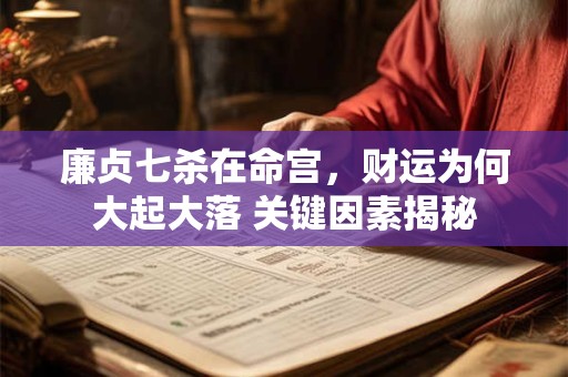 廉贞七杀在命宫，财运为何大起大落 关键因素揭秘
