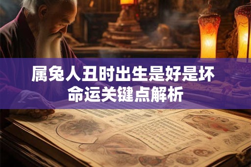 详细阅读:属兔人丑时出生是好是坏 命运关键点解析 属兔人丑时出生是好是坏 命运关键点解析