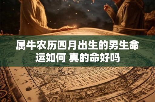 属牛农历四月出生的男生命运如何 真的命好吗