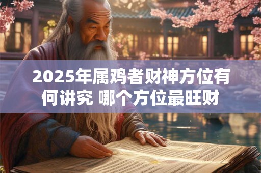 2025年属鸡者财神方位有何讲究 哪个方位最旺财