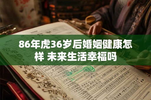 86年虎36岁后婚姻健康怎样 未来生活幸福吗