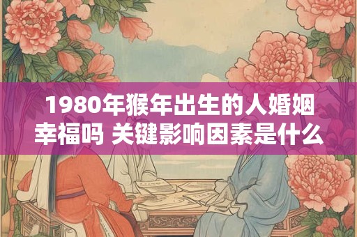 1980年猴年出生的人婚姻幸福吗 关键影响因素是什么