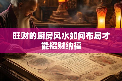 旺财的厨房风水如何布局才能招财纳福