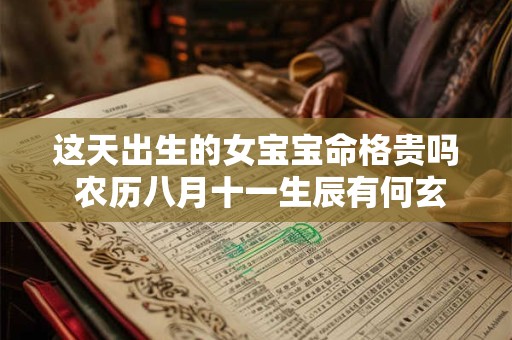 这天出生的女宝宝命格贵吗 农历八月十一生辰有何玄机