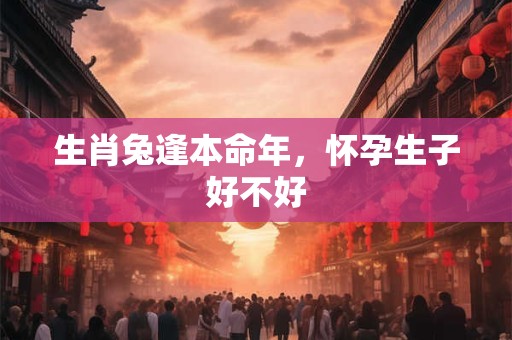 生肖兔逢本命年，怀孕生子好不好