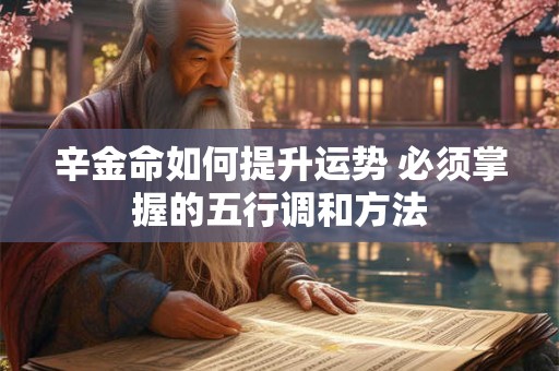 辛金命如何提升运势 必须掌握的五行调和方法