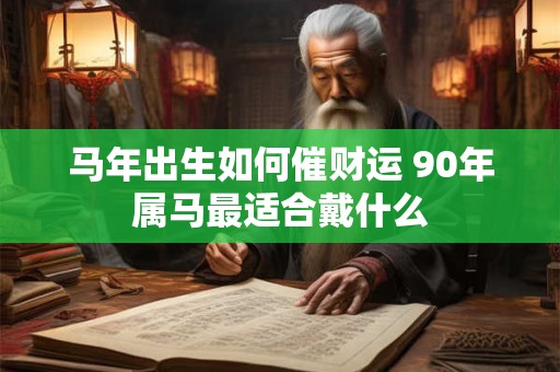 马年出生如何催财运 90年属马最适合戴什么