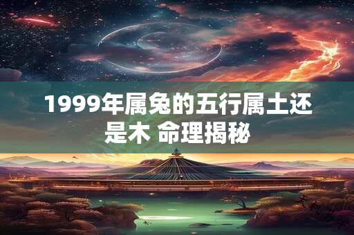 1999年属兔的五行属土还是木 命理揭秘