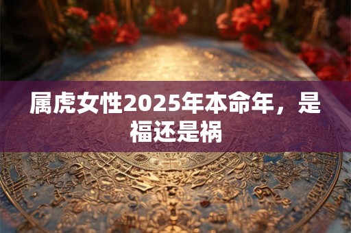 属虎女性2025年本命年，是福还是祸