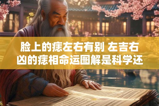 脸上的痣左右有别 左吉右凶的痣相命运图解是科学还是玄学