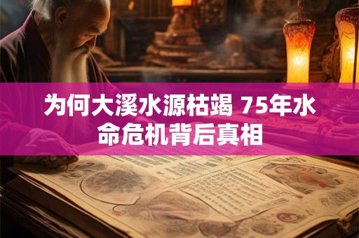 为何大溪水源枯竭 75年水命危机背后真相
