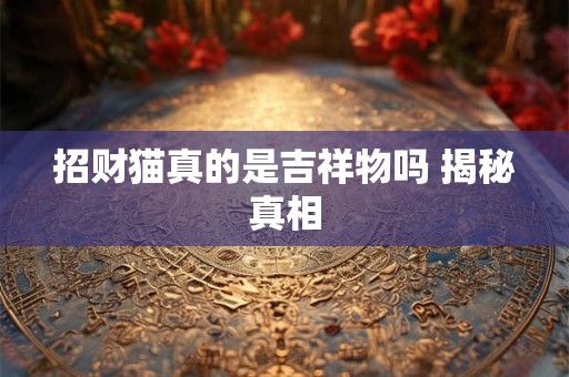 招财猫真的是吉祥物吗 揭秘真相