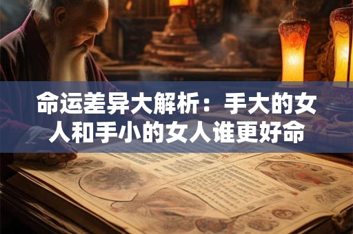 命运差异大解析：手大的女人和手小的女人谁更好命