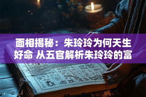 面相揭秘：朱玲玲为何天生好命 从五官解析朱玲玲的富贵命盘关键在哪里