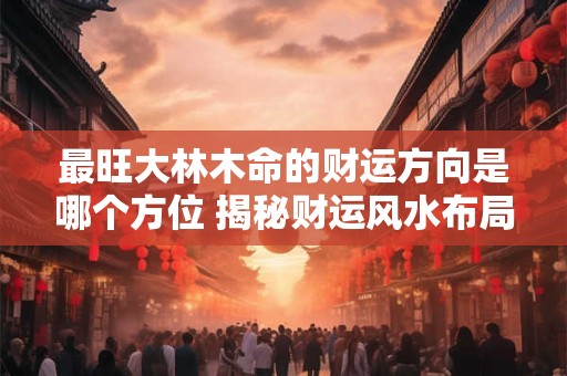 最旺大林木命的财运方向是哪个方位 揭秘财运风水布局