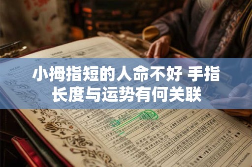 小拇指短的人命不好 手指长度与运势有何关联