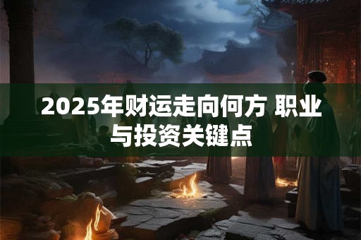 2025年财运走向何方 职业与投资关键点