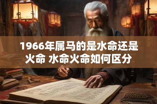 1966年属马的是水命还是火命 水命火命如何区分
