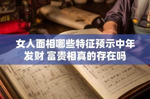 女人面相哪些特征预示中年发财 富贵相真的存在吗