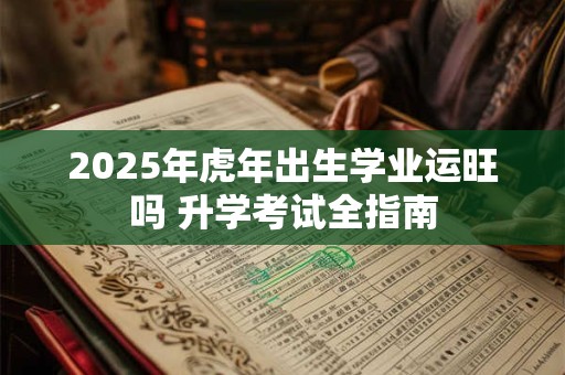 2025年虎年出生学业运旺吗 升学考试全指南 2025年虎年出生学业运旺吗 升学考试全指南