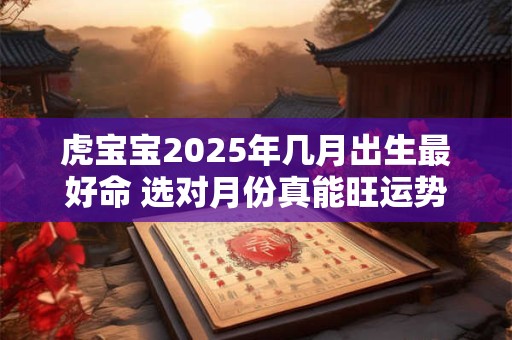 虎宝宝2025年几月出生最好命 选对月份真能旺运势吗