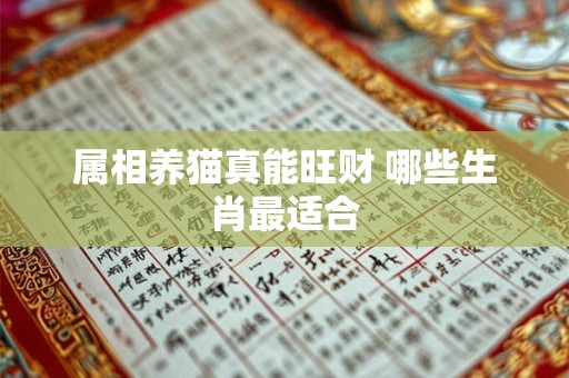 属相养猫真能旺财 哪些生肖最适合
