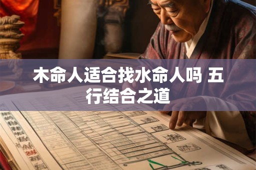 木命人适合找水命人吗 五行结合之道