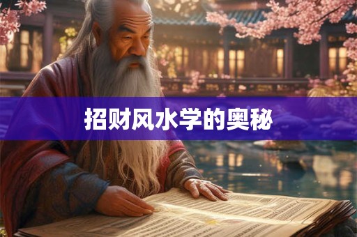 招财风水学的奥秘