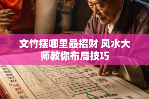 文竹摆哪里最招财 风水大师教你布局技巧
