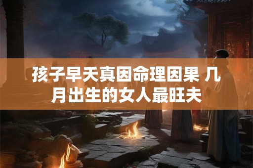 孩子早夭真因命理因果 几月出生的女人最旺夫