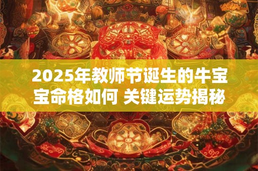 2025年教师节诞生的牛宝宝命格如何 关键运势揭秘