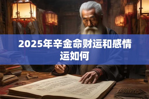 详细阅读:2025年辛金命财运和感情运如何 2025年辛金命财运和感情运如何
