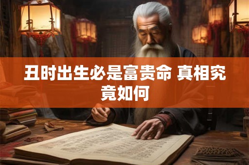 丑时出生必是富贵命 真相究竟如何