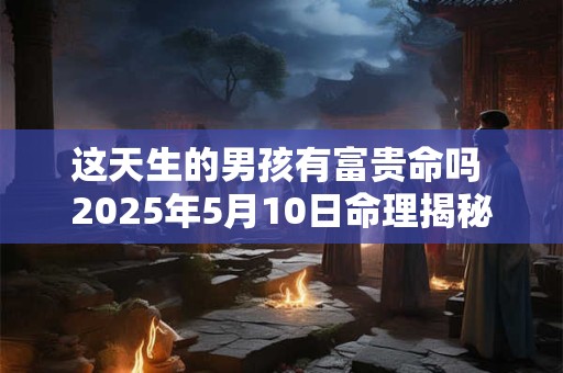 这天生的男孩有富贵命吗 2025年5月10日命理揭秘