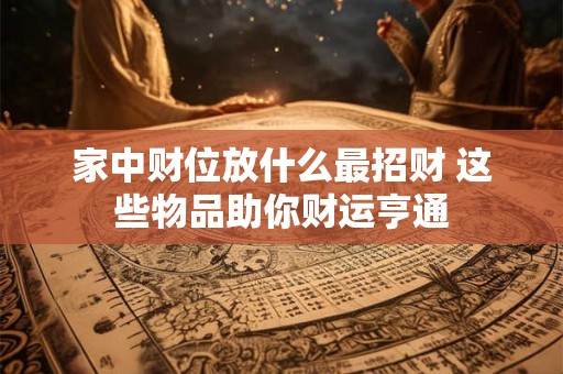 家中财位放什么最招财 这些物品助你财运亨通