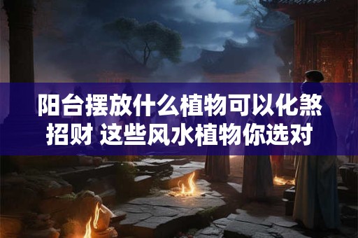 阳台摆放什么植物可以化煞招财 这些风水植物你选对了吗