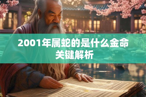 2001年属蛇的是什么金命 关键解析