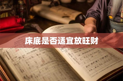 床底是否适宜放旺财